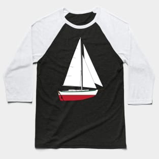 Cape George 36 Cutter Sailboat Baseball T-Shirt